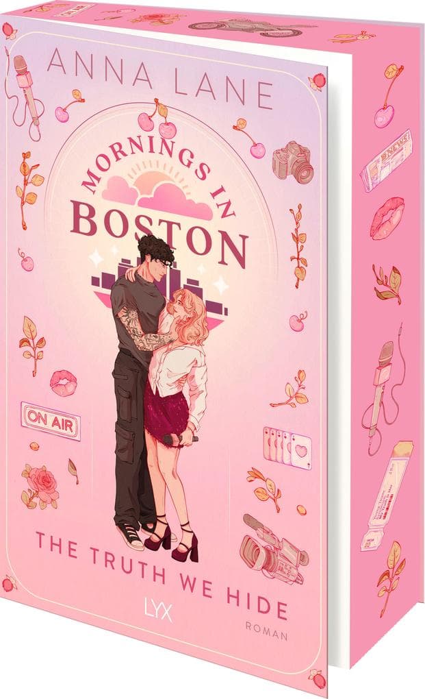 Mornings in Boston - The Truth We Hide: Mit wunderschönem Motivfarbschnitt und Stickerbogen in der Erstauflage