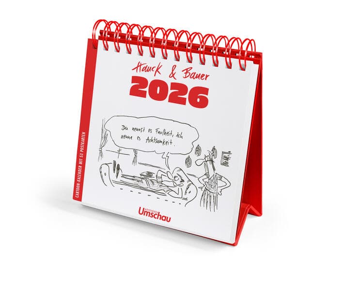 Hauck & Bauer Postkartenkalender 2026