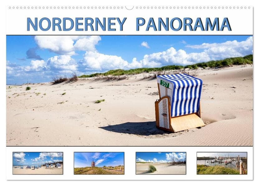 NORDERNEY PANORAMA (Wandkalender 2026 DIN A2 quer), CALVENDO Monatskalender