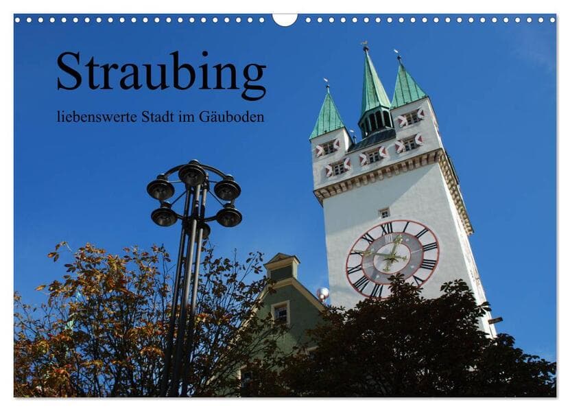 Straubing, liebenswerte Stadt im Gäuboden (Wandkalender 2026 DIN A3 quer), CALVENDO Monatskalender