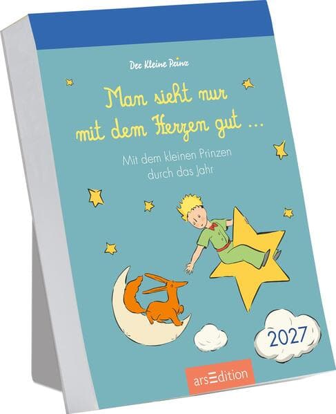 Abreißkalender Man sieht nur mit dem Herzen gut 2027