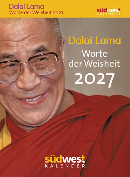 Dalai Lama - Worte der Weisheit 2027 - Tagesabreißkalender zum Aufstellen oder Aufhängen