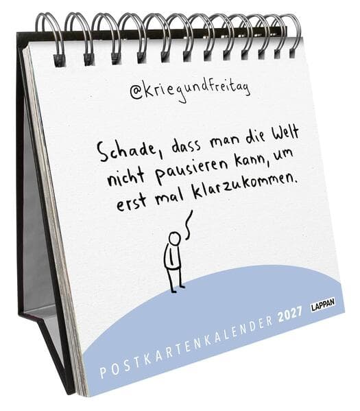 kriegundfreitag: Postkartenkalender 2027