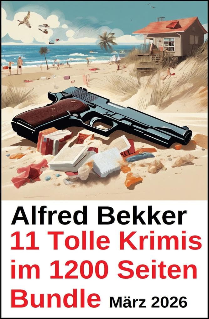 11 Tolle Krimis im 1200 Seiten Bundle März 2026
