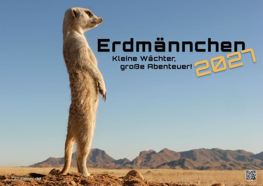 Erdmännchen - Kleine Wächter, große Abenteuer! - 2027 - Kalender DIN A2