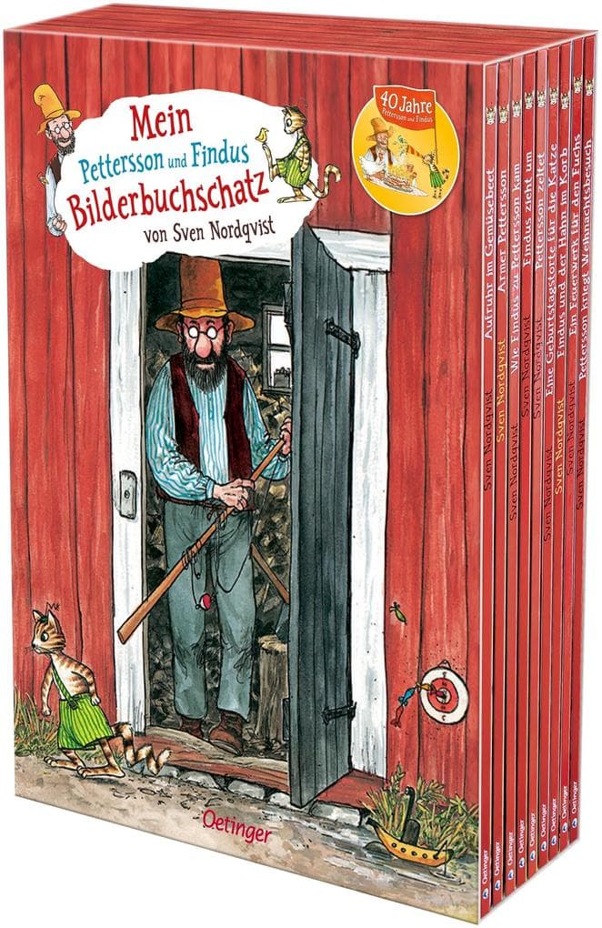 Pettersson und Findus. Mein Pettersson und Findus Bilderbuchschatz: Katerstarke Klassiker. 9 Bücher im Schuber