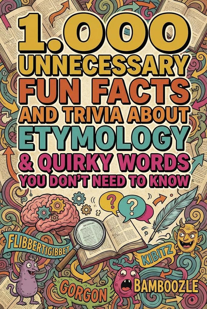 1.000 Unnecessary Fun Facts and Trivia About Etymology & Quirky Words You Don't Need to Know
