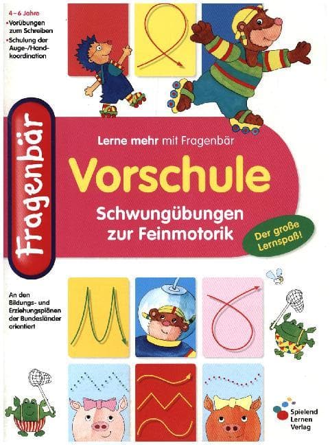 Vorschule. Schwungübungen zur Feinmotorik
