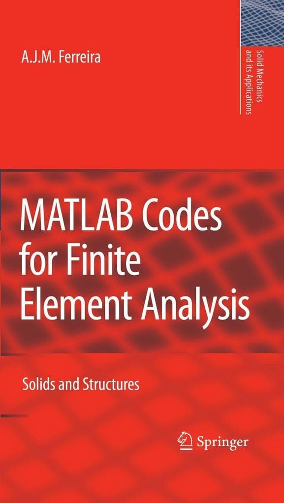 MATLAB Codes for Finite Element Analysis