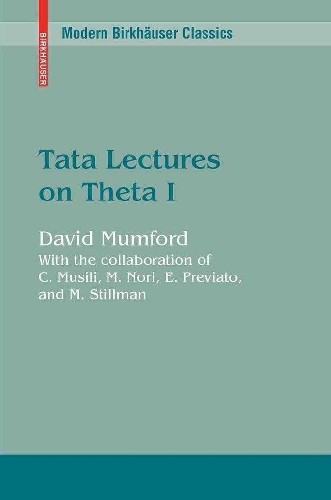 Tata Lectures on Theta I