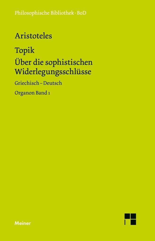Organon / Organon. Band 1: Topik
