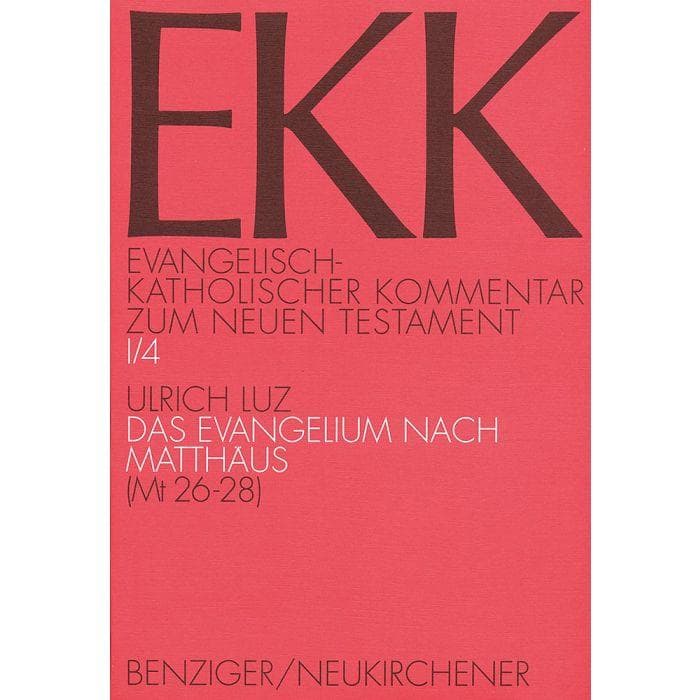 Evangelisch-kath. Kommentar zum NT / Matthäus 1