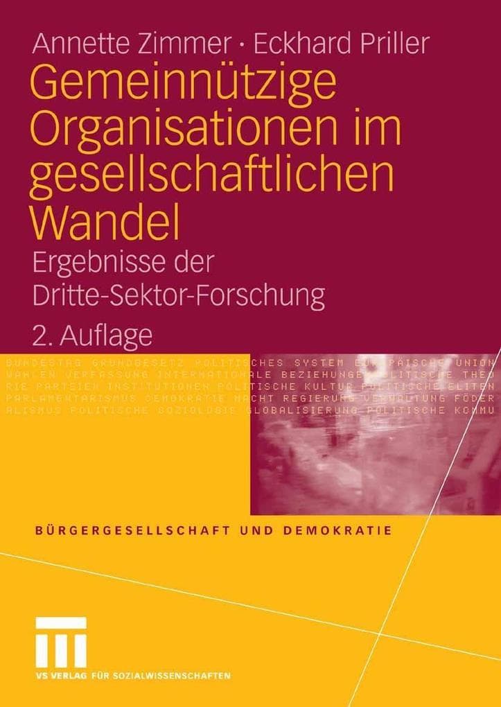 Gemeinnützige Organisationen imgesellschaftlichen Wandel