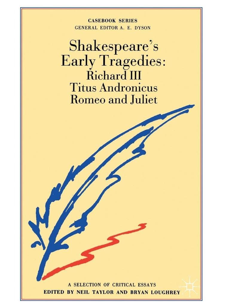 Shakespeare's Early Tragedies