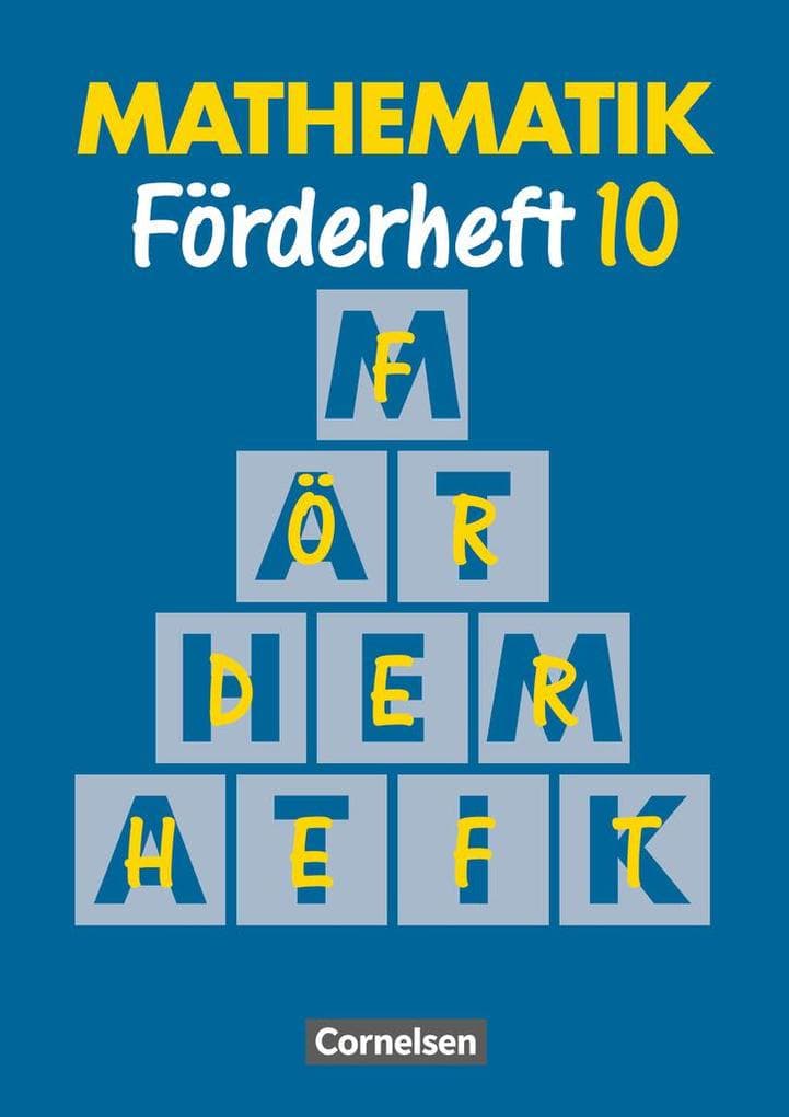 Mathematik für Sonderschulen Neu. Förderheft 10