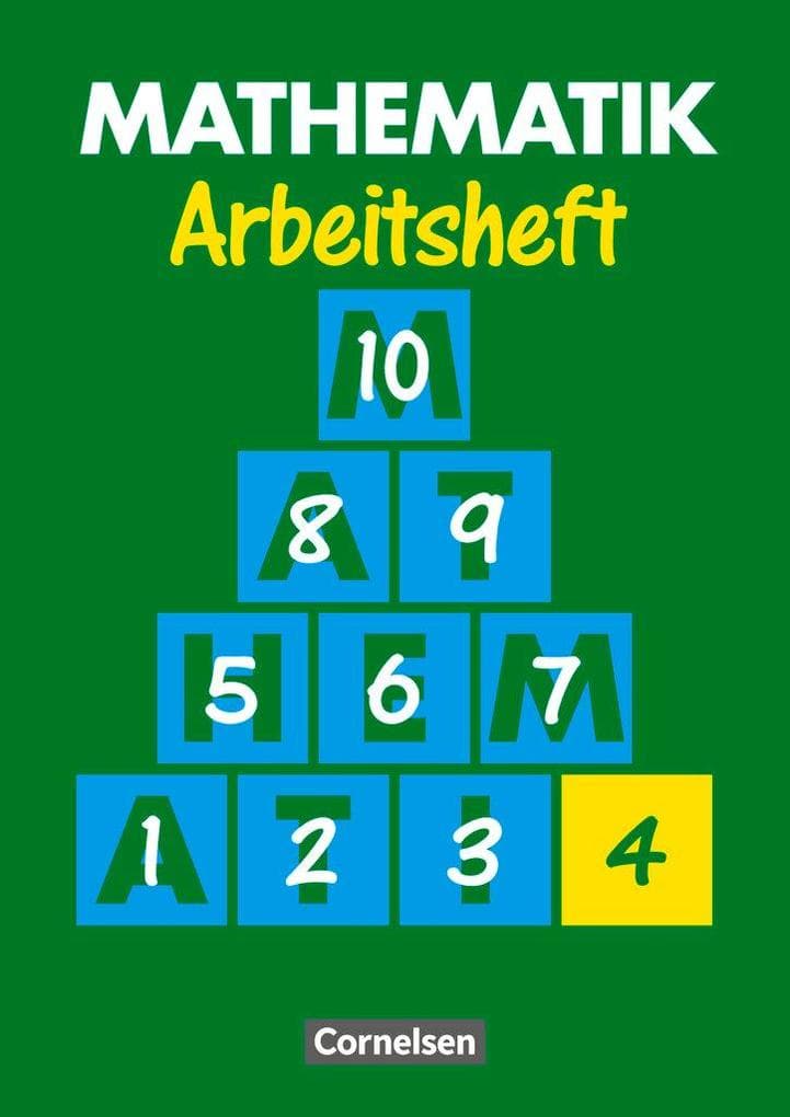 Mathematik. Neue Ausgabe für Sonderschulen. Arbeitsheft 4. Euro