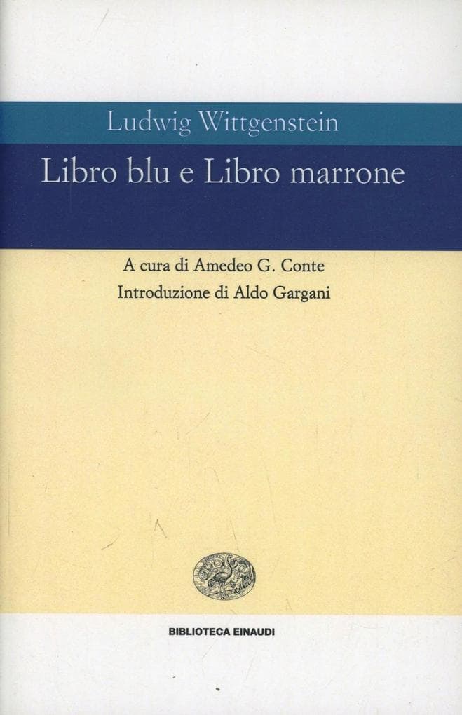Libro blu e Libro marrone
