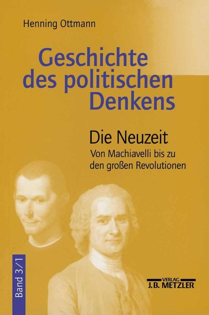 Geschichte des politischen Denkens