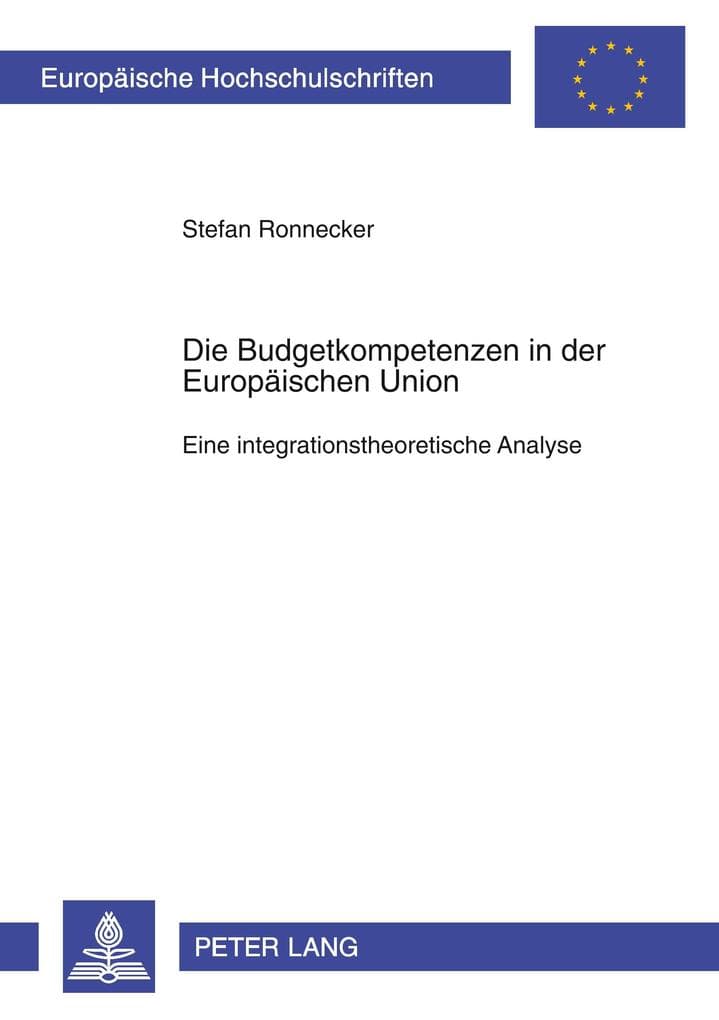 Die Budgetkompetenzen in der Europäischen Union