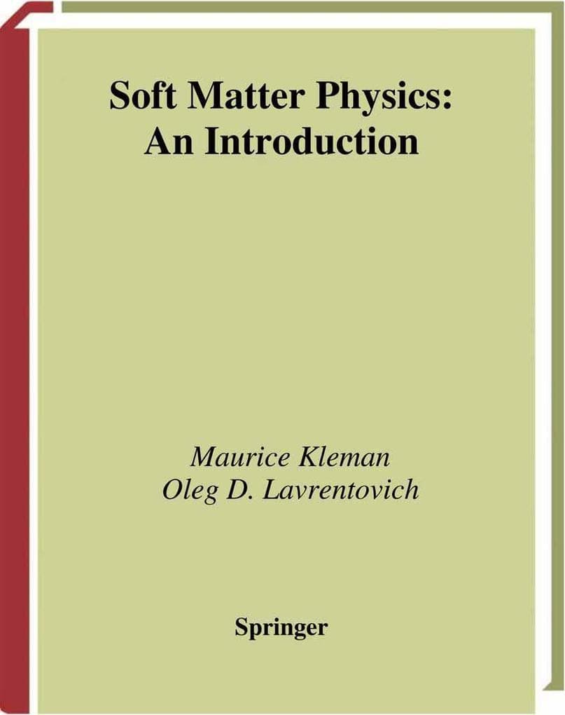 Soft Matter Physics
