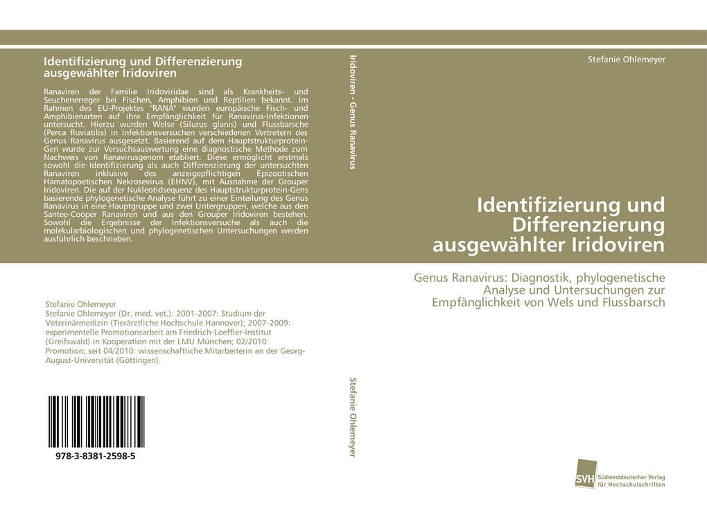 Identifizierung und Differenzierung ausgewählter Iridoviren