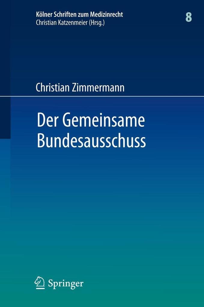 Der Gemeinsame Bundesausschuss