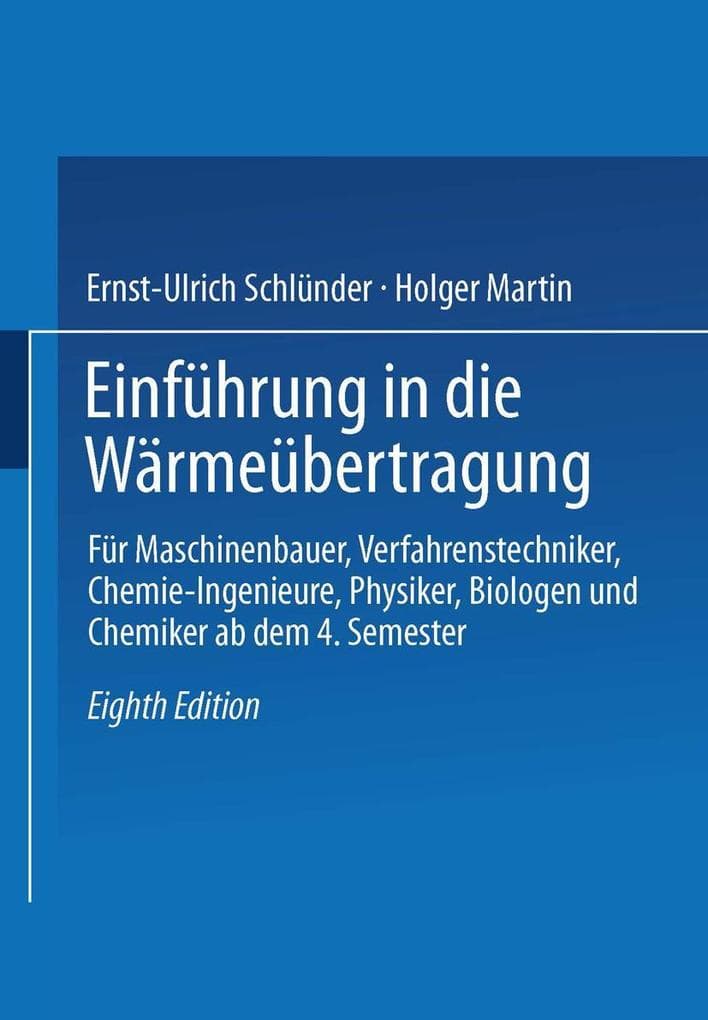 Einführung in die Wärmeübertragung