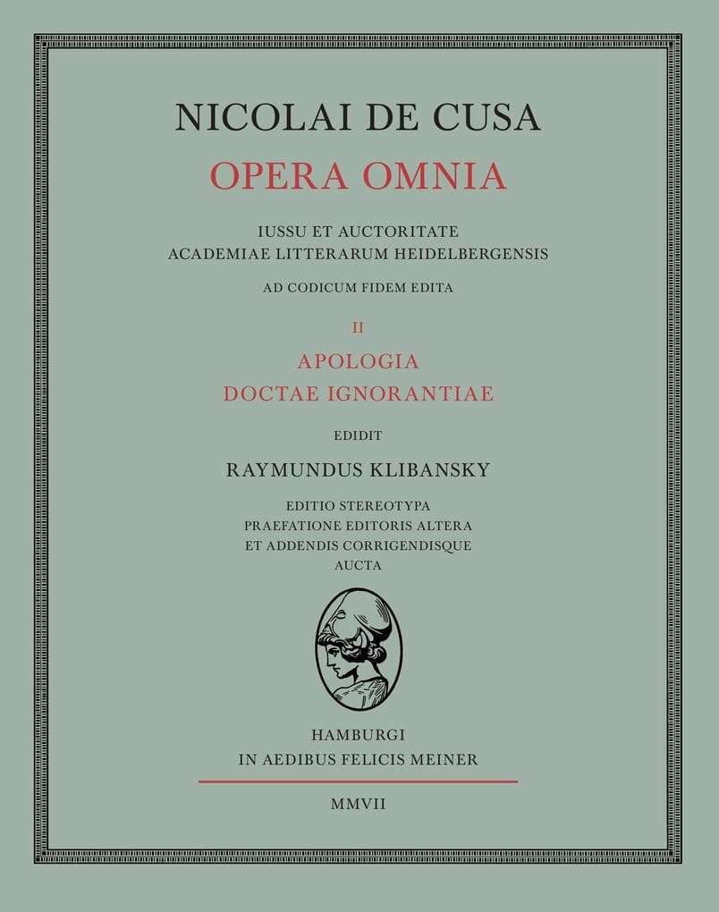 Nicolai de Cusa Opera omnia