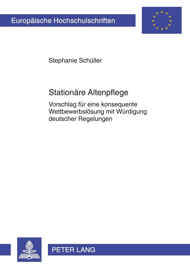 Stationäre Altenpflege