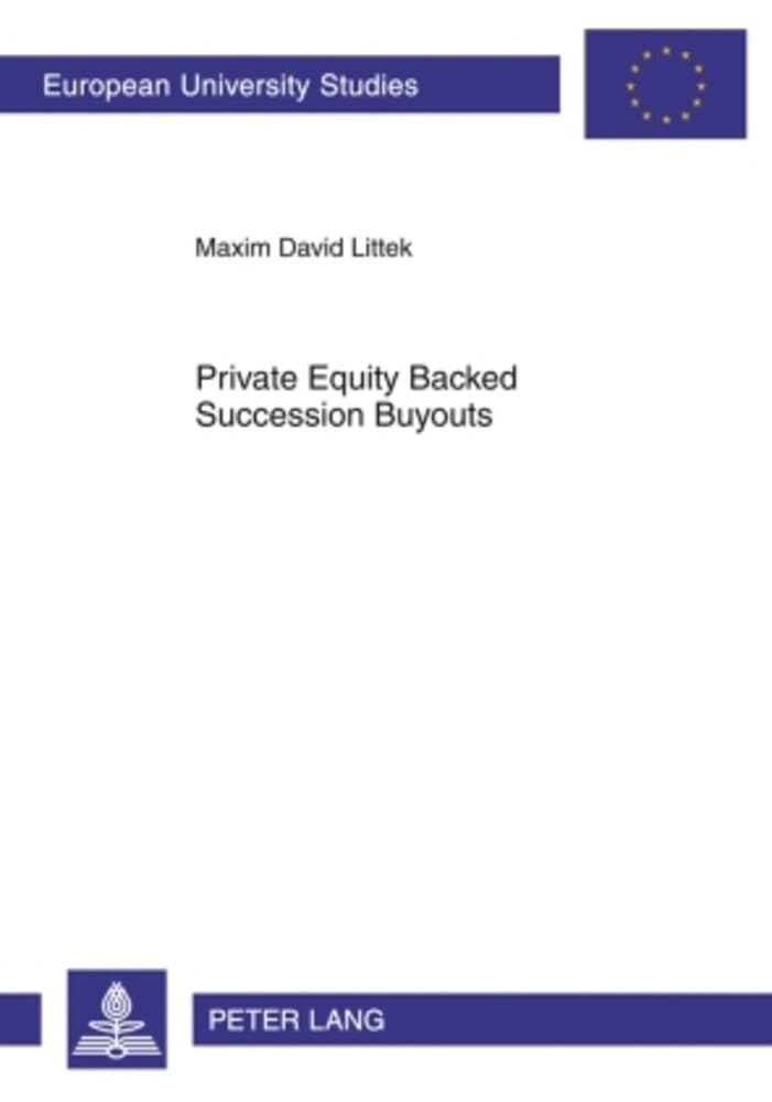 Private Equity Backed Succession Buyouts