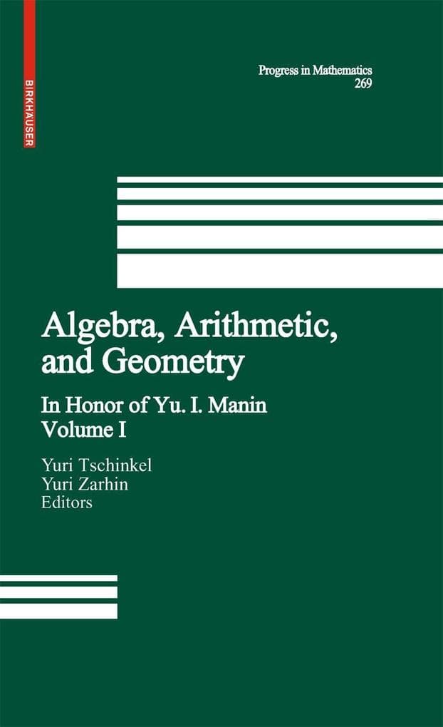 Algebra, Arithmetic, and Geometry