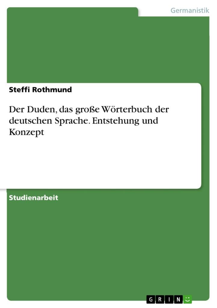 Duden - Das große Wörterbuch der Deutschen Sprache