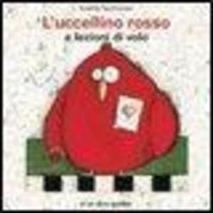L' uccellino rosso a lezioni di volo