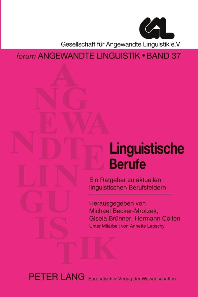 Linguistische Berufe