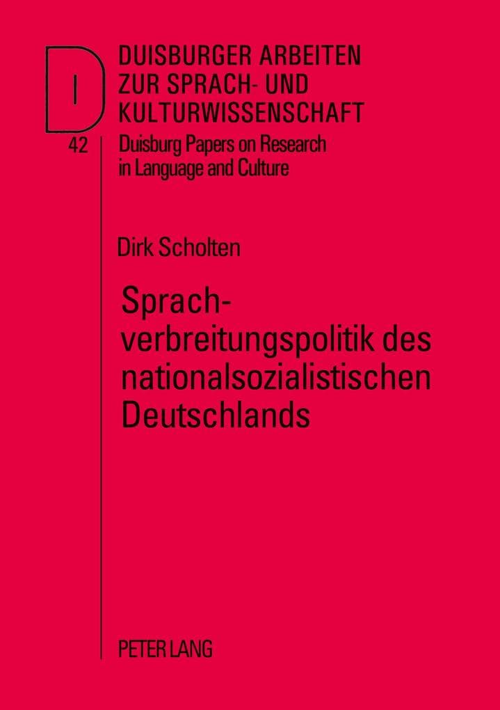 Sprachverbreitungspolitik des nationalsozialistischen Deutschlands