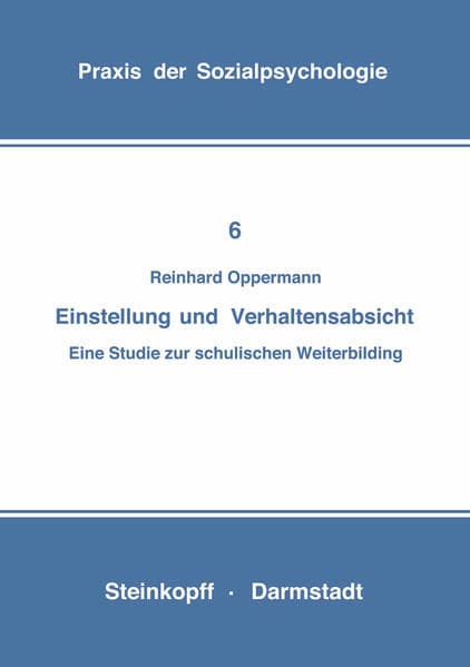 Einstellung und Verhaltensabsicht