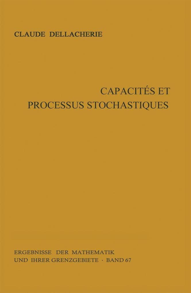 Capacités et processus stochastiques
