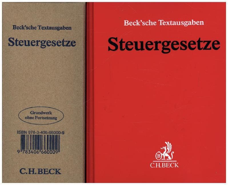 Steuergesetze (ohne Fortsetzungsnotierung). Inkl. 220. Ergänzungslieferung