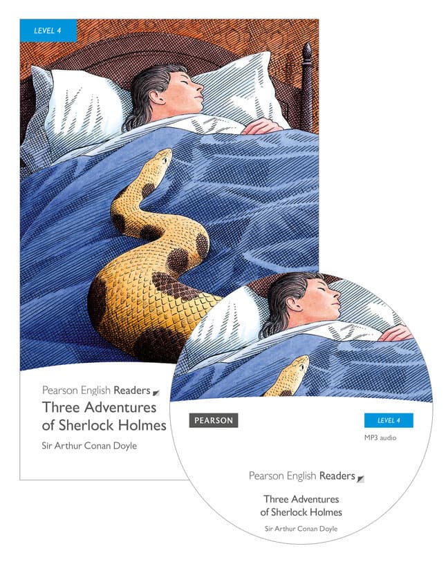 Level 4: Three Adventures of Sherlock Holmes Book and MP3 Pack