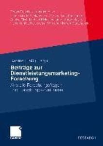 Beiträge zur Dienstleistungsmarketing-Forschung