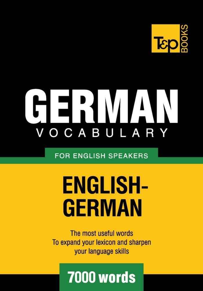 German vocabulary for English speakers - 7000 words