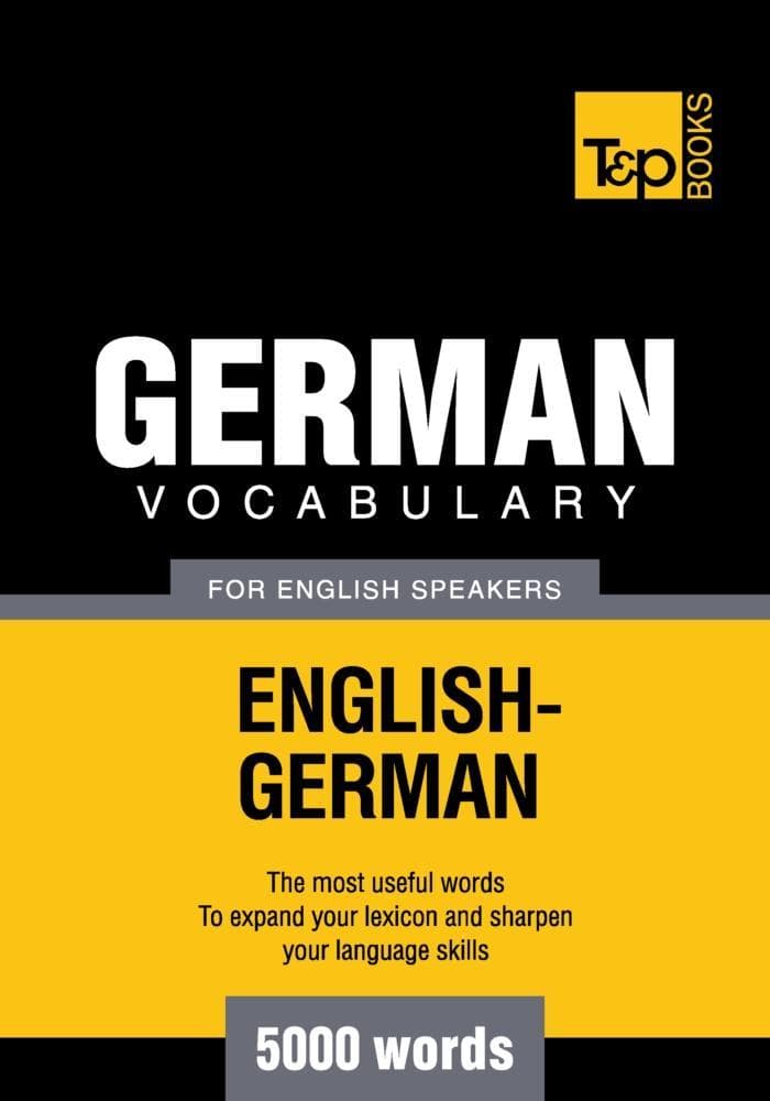 German vocabulary for English speakers - 5000 words