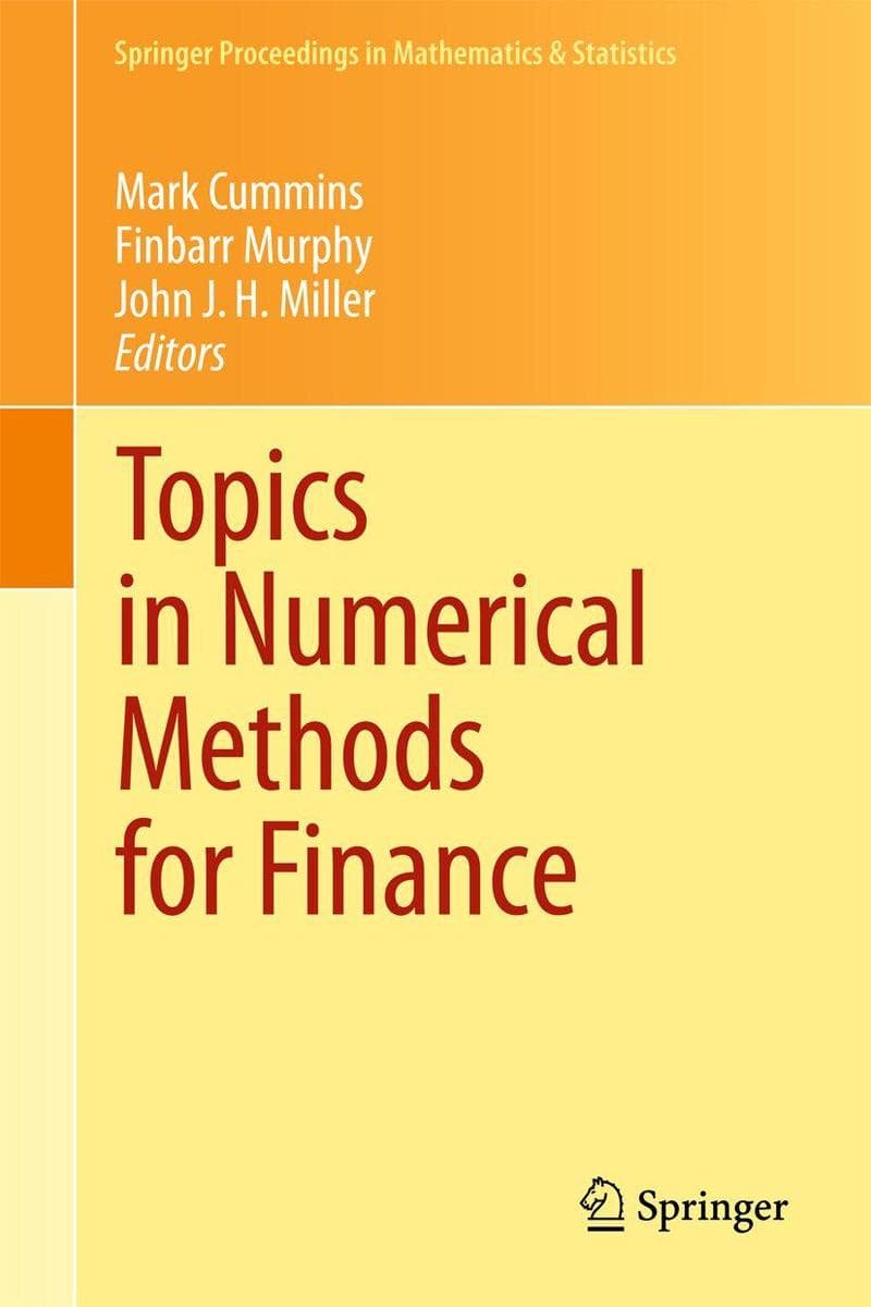 Topics in Numerical Methods for Finance