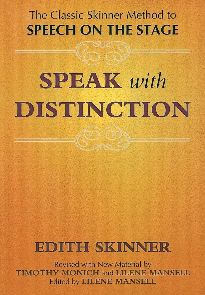 Speak with Distinction