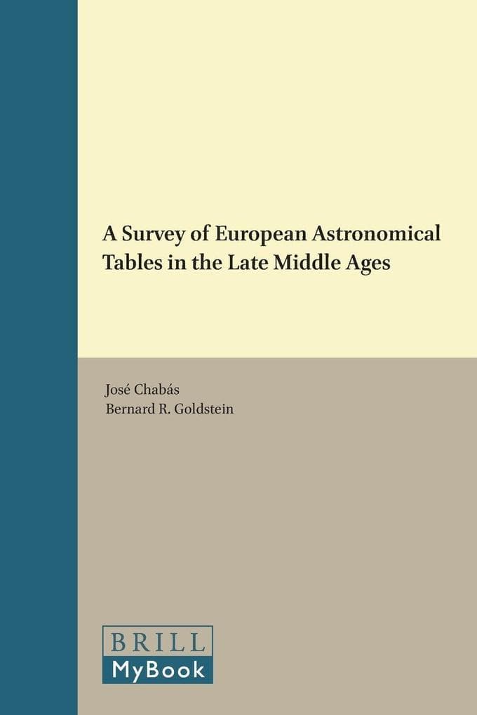 A Survey of European Astronomical Tables in the Late Middle Ages