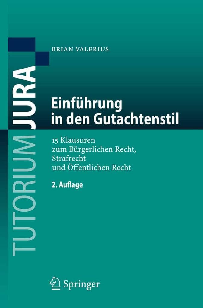 Einführung in den Gutachtenstil