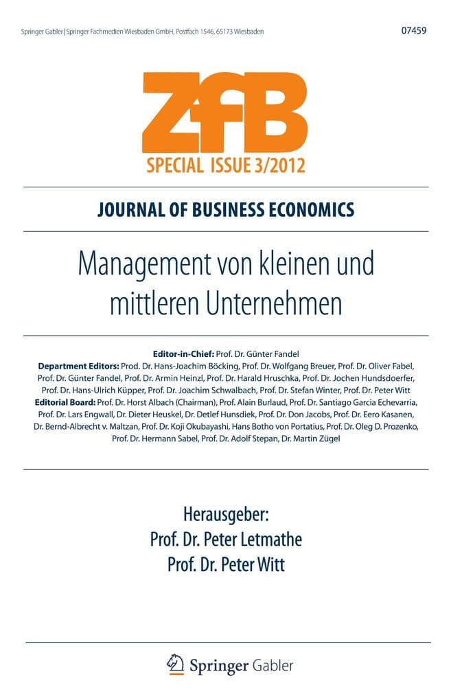 Management von kleinen und mittleren Unternehmen