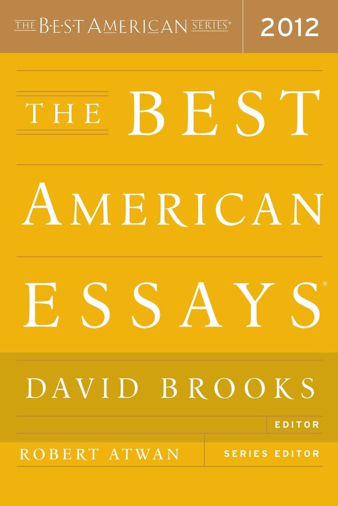 Best American Essays 2012