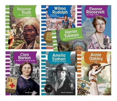 American Biographies: Women Spanish Goreader Audio Set