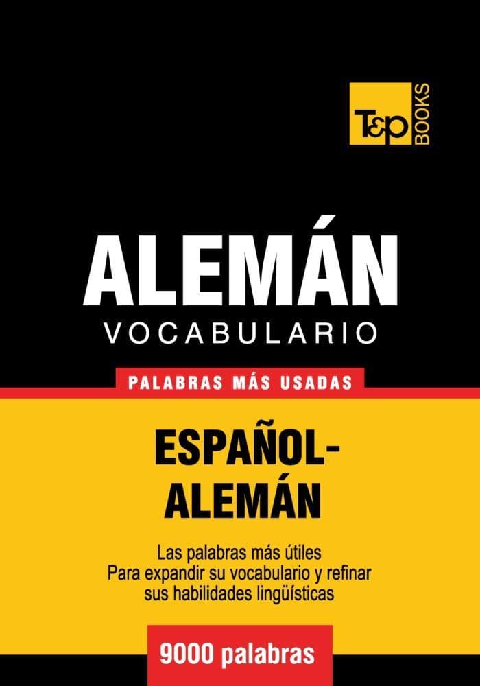 Vocabulario español-alemán - 9000 palabras más usadas